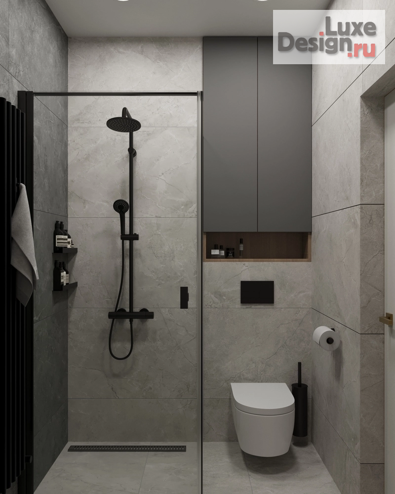 Дизайн интерьера четырехкомнатной квартиры "Проект квартиры в 99,2 м2 в неоклассике для молодой пары" (фото 9)