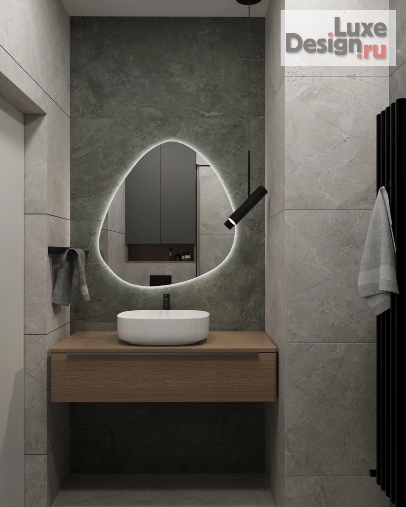 Дизайн интерьера четырехкомнатной квартиры "Проект квартиры в 99,2 м2 в неоклассике для молодой пары" (фото 10)