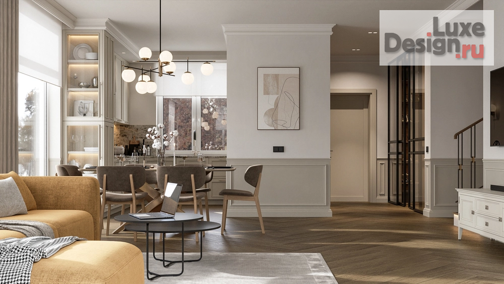 Дизайн интерьера частного дома "Дизайн интерьера дома в Сукко, город Анапа" (фото 5)