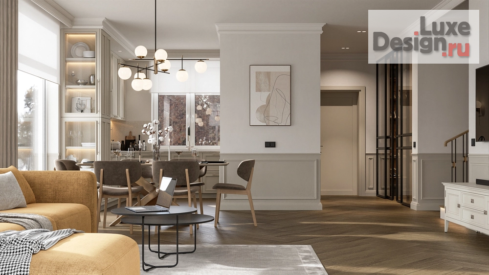 Дизайн интерьера частного дома "Дизайн интерьера дома в Сукко, город Анапа" (фото 1)