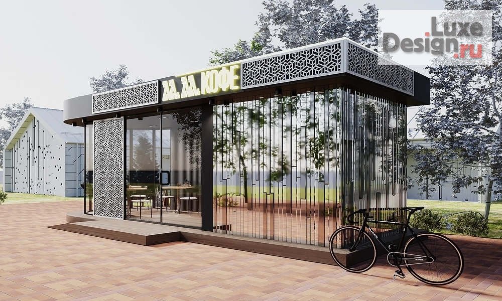 Общественная архитектура "Дизайн маленькой кофейни" (фото 2)