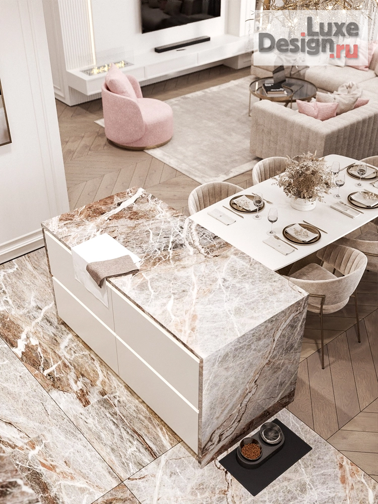 Дизайн интерьера четырехкомнатной квартиры "ЖК Крылья, город Москва" (фото 5)