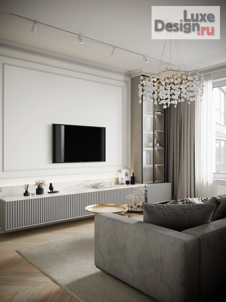 Дизайн интерьера трехкомнатной квартиры "ЖК Настоящее, Москва" (фото 4)