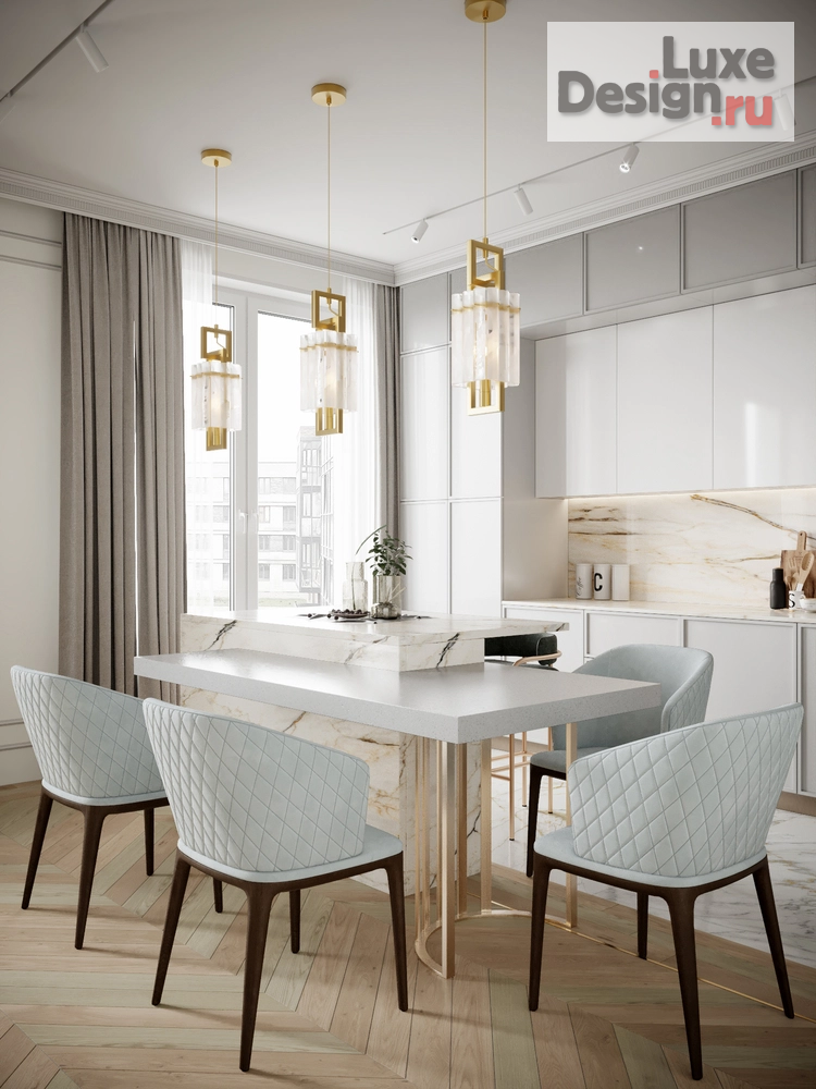 Дизайн интерьера трехкомнатной квартиры "ЖК Настоящее, Москва" (фото 12)