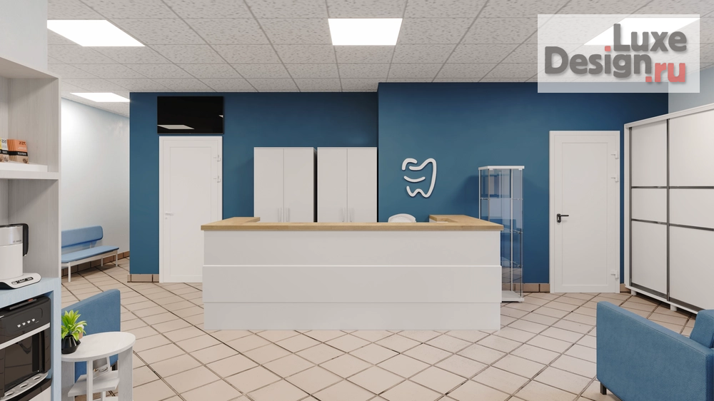 Дизайн интерьера лечебного учреждения "Ре фреш (редизайн) стоматологии" (фото 2)
