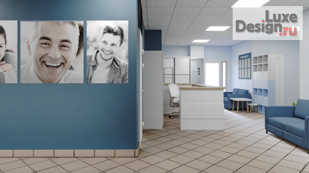 Дизайн интерьера лечебного учреждения "Ре фреш (редизайн) стоматологии" (фото 1)