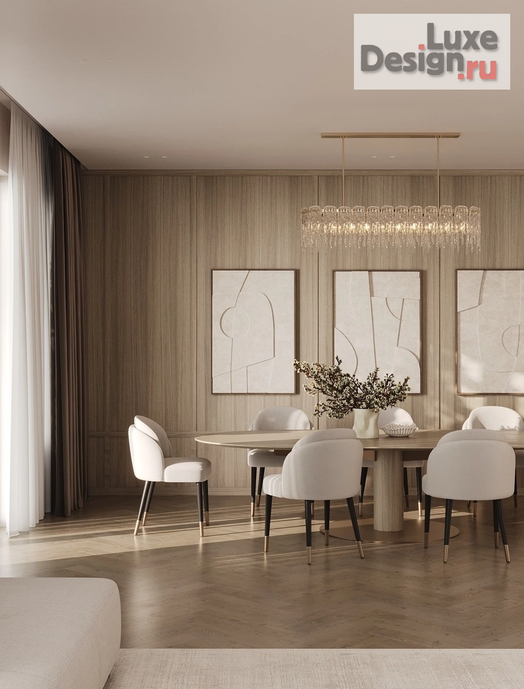 Дизайн интерьера четырехкомнатной квартиры "Megre Design " (фото 6)