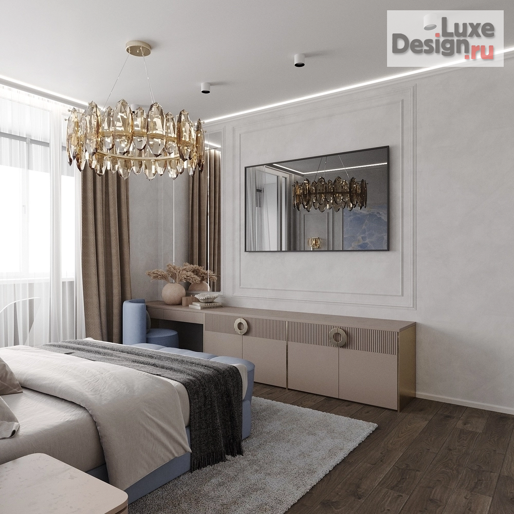 Дизайн интерьера четырехкомнатной квартиры "Megre Design " (фото 10)