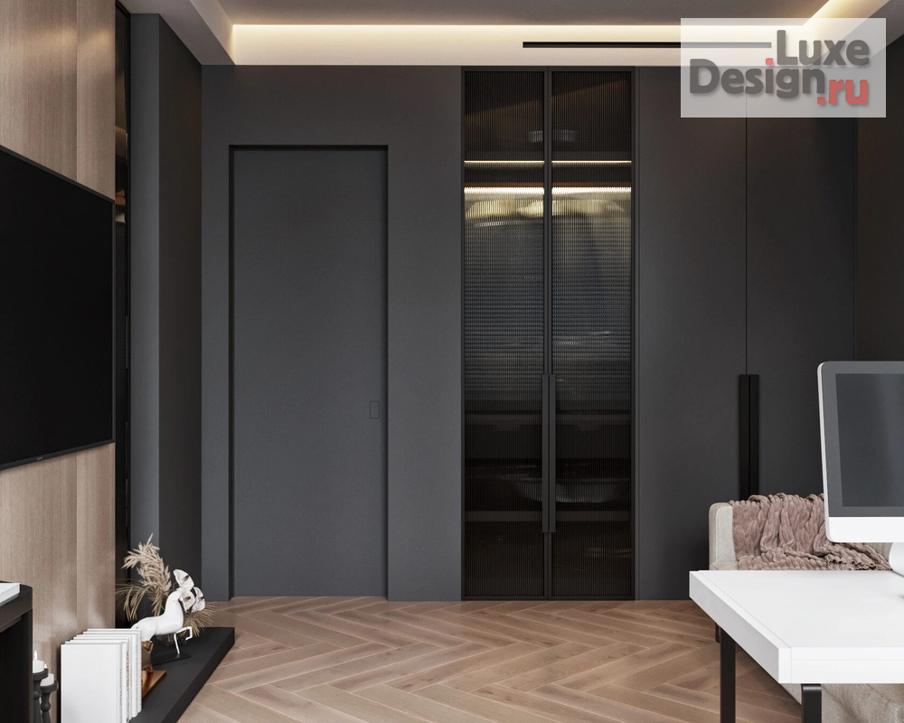 Дизайн интерьера трехкомнатной квартиры "ЖК "Панорама Сколково"" (фото 3)