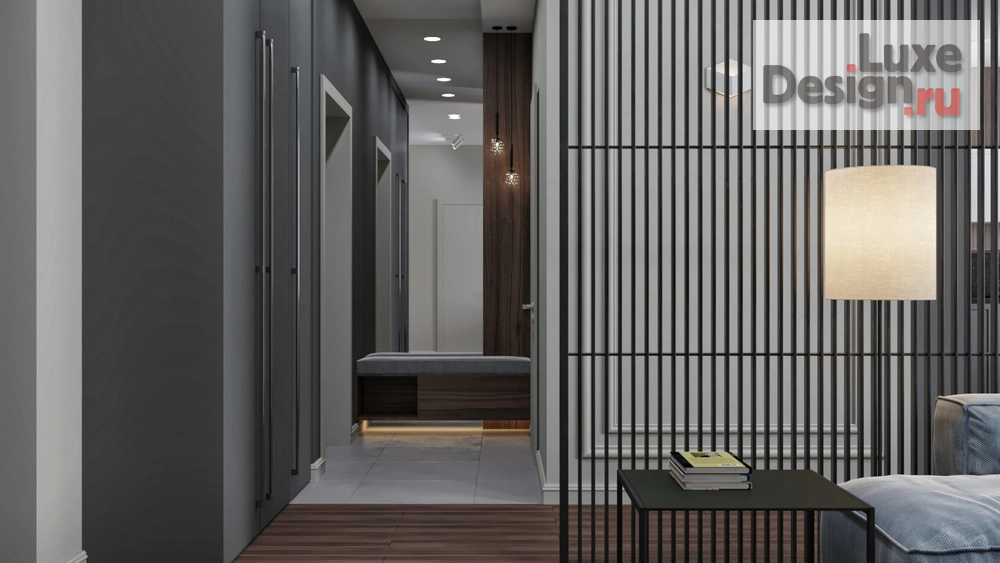 Дизайн интерьера трехкомнатной квартиры "Москва, Мосфильмовская" (фото 3)