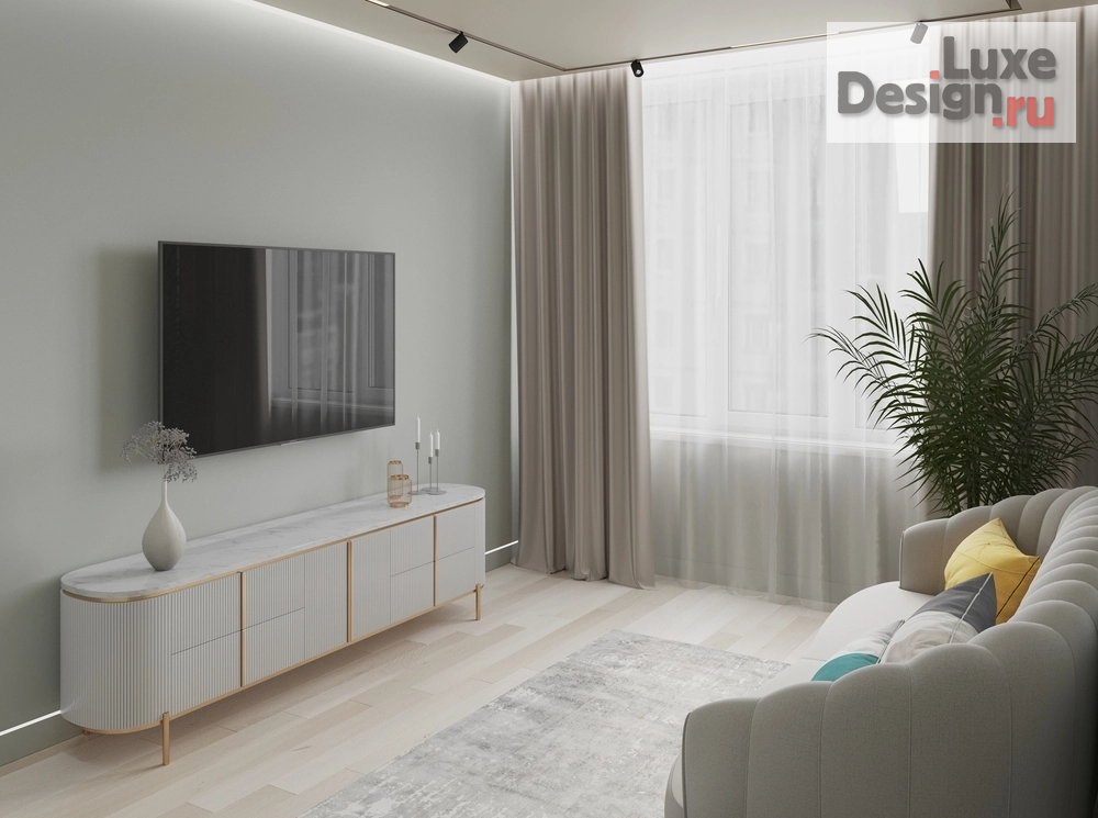 Дизайн интерьера двухкомнатной квартиры "ЖК "Плесецкая"" (фото 6) от дизайнера Меллин Светлана Валерьевна Дизайн интерьера двухкомнатной квартиры "ЖК "Плесецкая"" (фото 6)