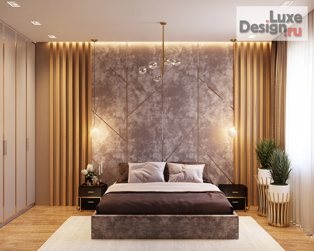 Дизайн интерьера двухкомнатной квартиры "Детская и спальня в ЖК "Маяковский"" (фото 2)