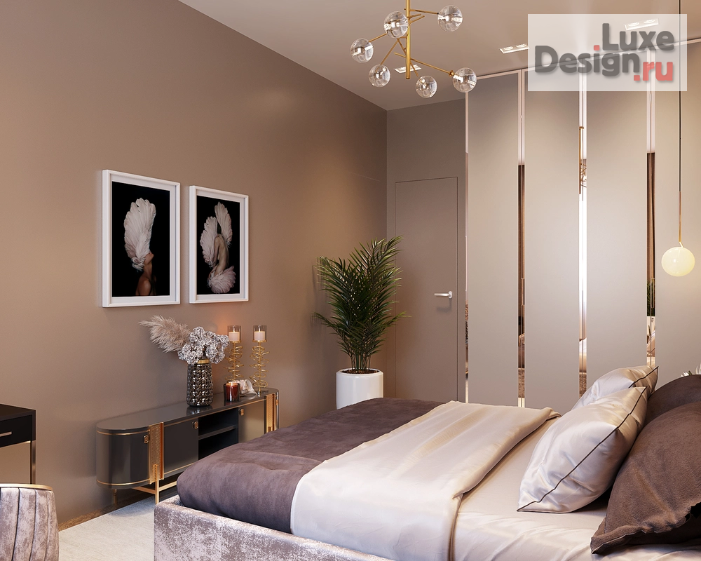 Дизайн интерьера двухкомнатной квартиры "Детская и спальня в ЖК "Маяковский"" (фото 7)