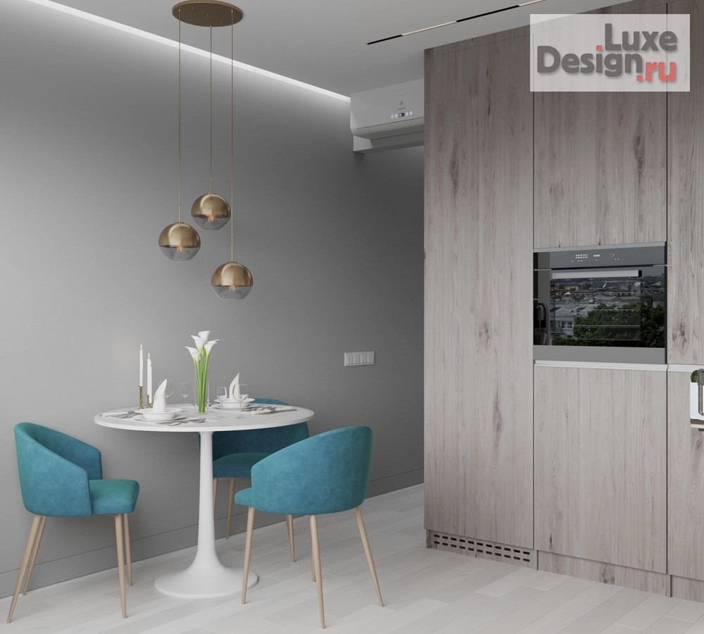 Дизайн интерьера двухкомнатной квартиры "ЖК "Плесецкая"" (фото 9) от дизайнера Меллин Светлана Валерьевна Дизайн интерьера двухкомнатной квартиры "ЖК "Плесецкая"" (фото 9)