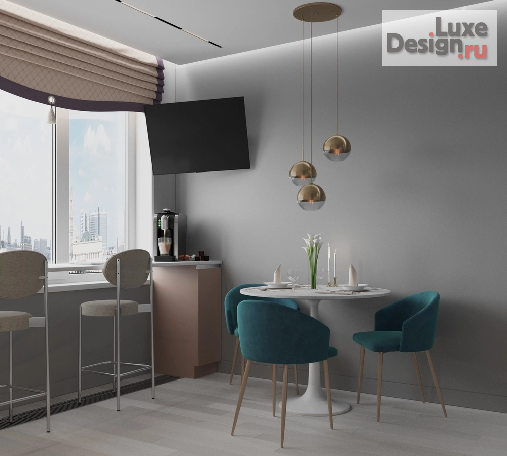 Дизайн интерьера двухкомнатной квартиры "ЖК "Плесецкая"" (фото 10) от дизайнера Меллин Светлана Валерьевна Дизайн интерьера двухкомнатной квартиры "ЖК "Плесецкая"" (фото 10)