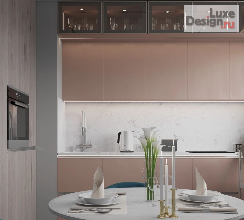 Дизайн интерьера двухкомнатной квартиры "ЖК "Плесецкая"" (фото 13) от дизайнера Меллин Светлана Валерьевна Дизайн интерьера двухкомнатной квартиры "ЖК "Плесецкая"" (фото 13)