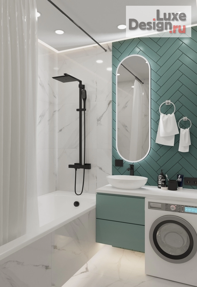 Дизайн интерьера двухкомнатной квартиры "ЖК "Плесецкая"" (фото 38) от дизайнера Меллин Светлана Валерьевна Дизайн интерьера двухкомнатной квартиры "ЖК "Плесецкая"" (фото 38)