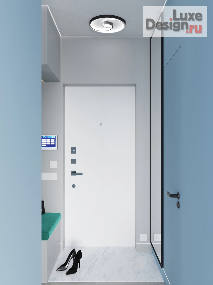 Дизайн интерьера двухкомнатной квартиры "ЖК "Плесецкая"" (фото 2) от дизайнера Меллин Светлана Валерьевна Дизайн интерьера двухкомнатной квартиры "ЖК "Плесецкая"" (фото 2)