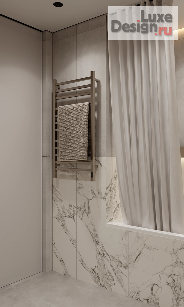 Дизайн интерьера двухкомнатной квартиры "Городские резеденции 2" (фото 6)