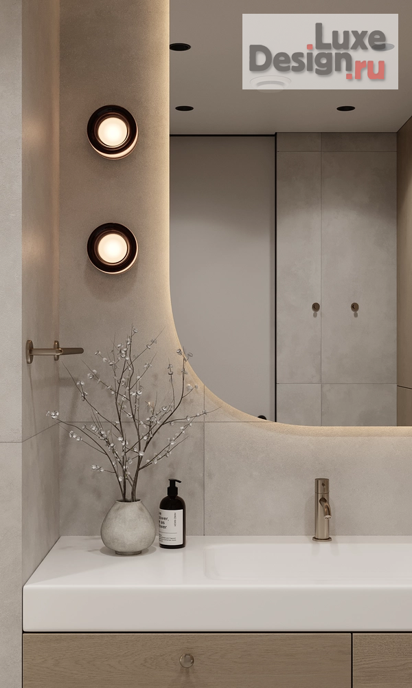 Дизайн интерьера двухкомнатной квартиры "Городские резеденции 2" (фото 7)