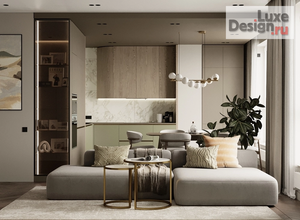 Дизайн интерьера трехкомнатной квартиры "ЖК Академический" (фото 15)