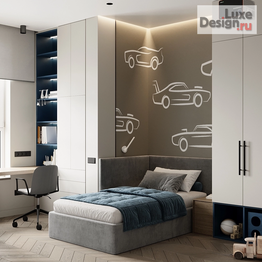 Дизайн интерьера трехкомнатной квартиры "ЖК Академический" (фото 9)