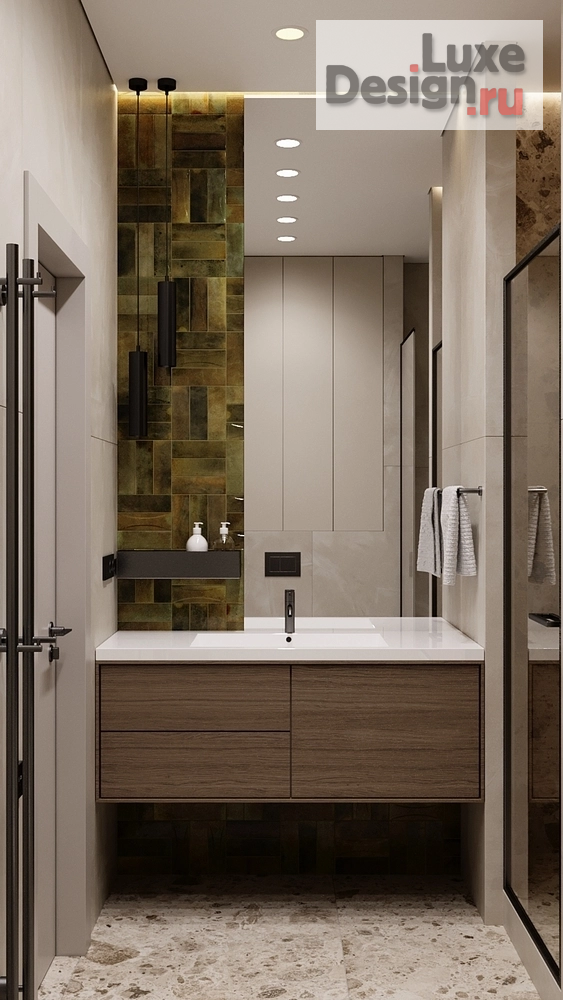 Дизайн интерьера трехкомнатной квартиры "ЖК Академический" (фото 1)