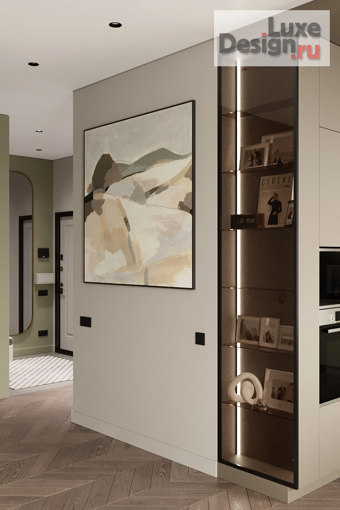 Дизайн интерьера трехкомнатной квартиры "ЖК Академический" (фото 22)