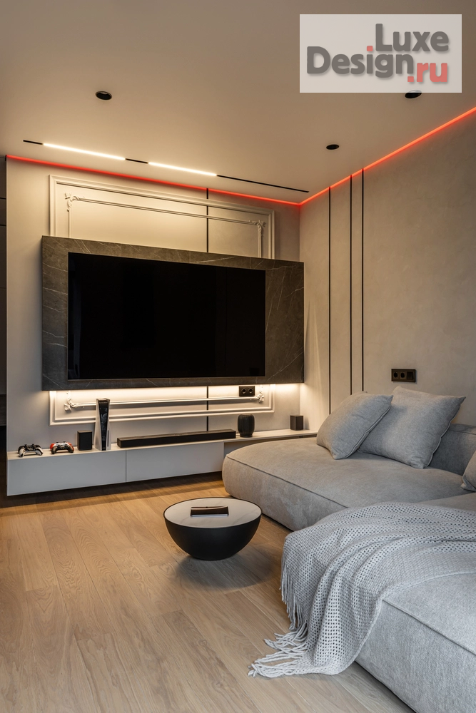 Дизайн интерьера трехкомнатной квартиры "ЖК на Фрунзе" (фото 2)