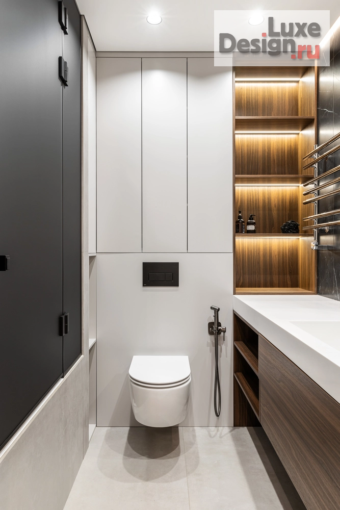 Дизайн интерьера трехкомнатной квартиры "ЖК на Фрунзе" (фото 65)