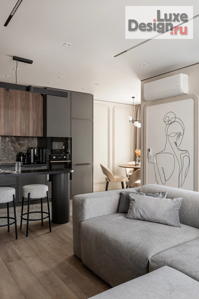 Дизайн интерьера двухкомнатной квартиры "Реализованный объект в ЖК Самоцветы" (фото 69)