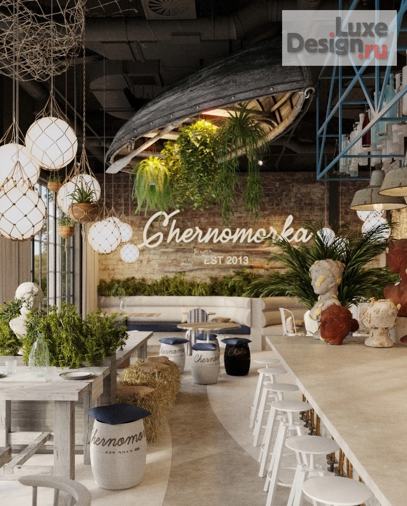 Дизайн интерьера ресторана "Ресторан «Черноморка»" (фото 5)