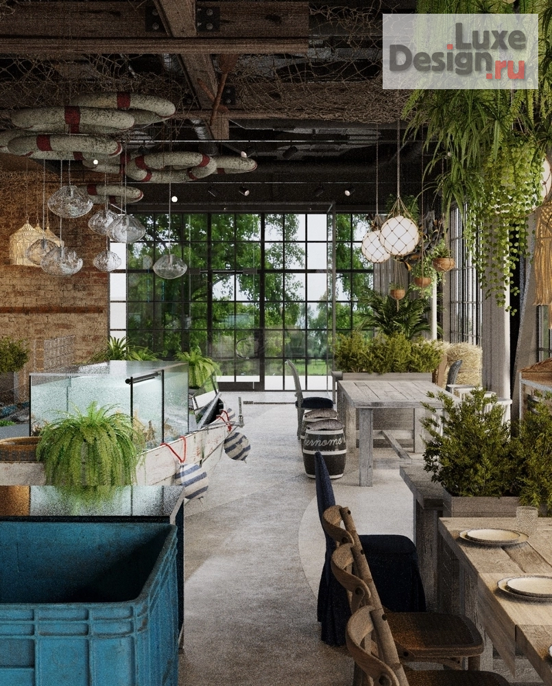 Дизайн интерьера ресторана "Ресторан «Черноморка»" (фото 4)