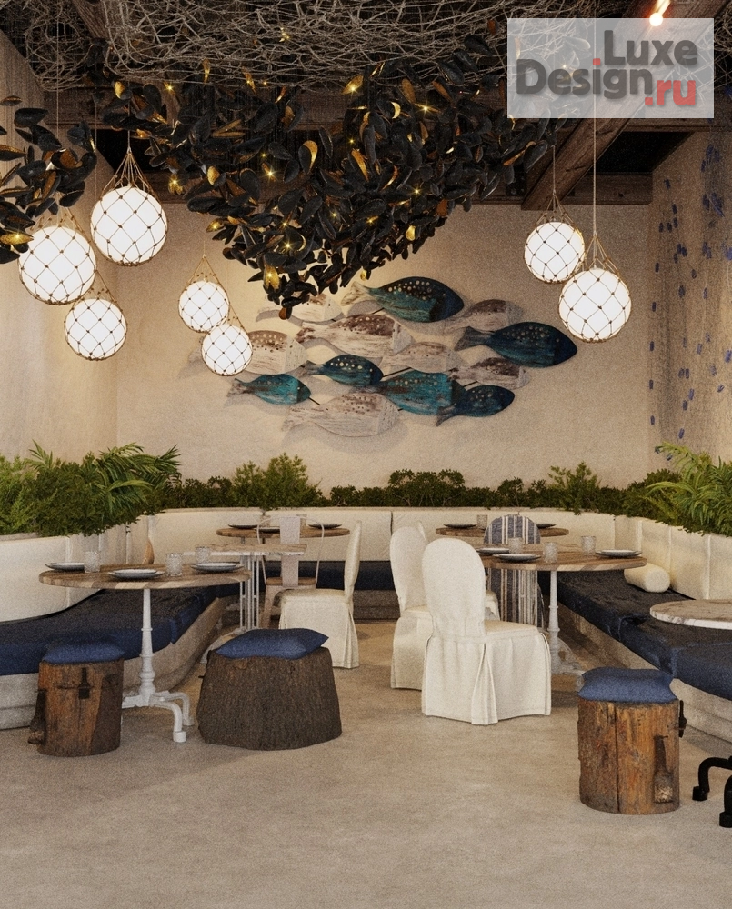 Дизайн интерьера ресторана "Ресторан «Черноморка»" (фото 7)