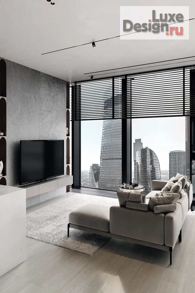 Дизайн интерьера апартаментов "Дизайн интерьера апартаментов в Neva Towers, Москва-Сити" (фото 2)