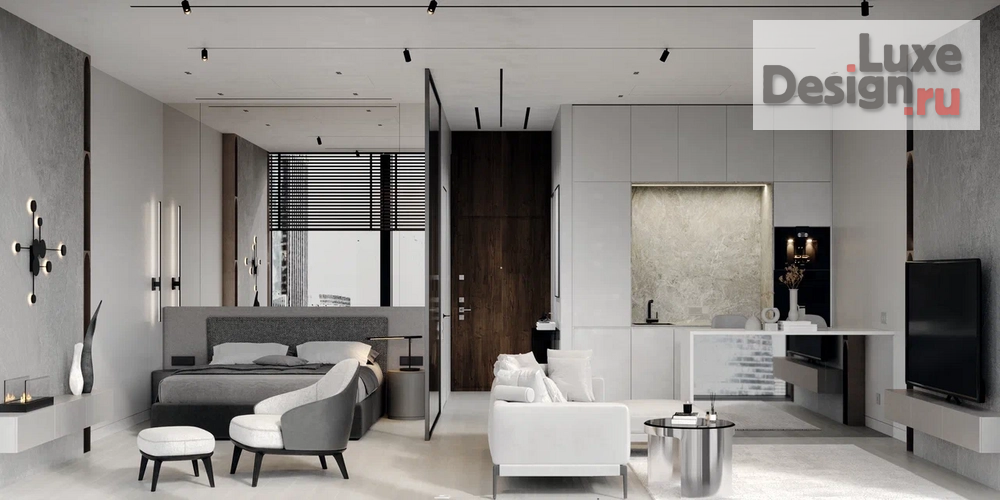 Дизайн интерьера апартаментов "Дизайн интерьера апартаментов в Neva Towers, Москва-Сити" (фото 5)