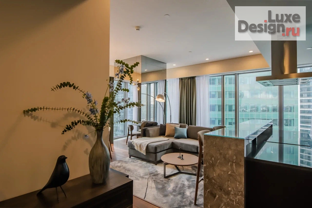 Дизайн интерьера апартаментов "Дизайн интерьера апартаментов в башне ОКО, Москва-Сити" (фото 5)