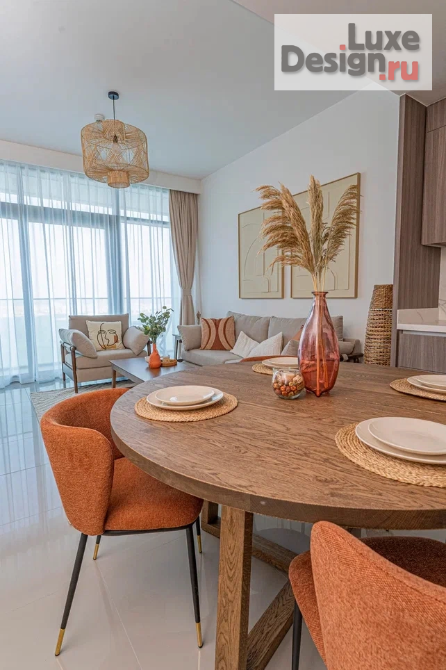 Дизайн интерьера апартаментов "Beach Vista апартаменты 2 bedroom. Дубай " (фото 8)