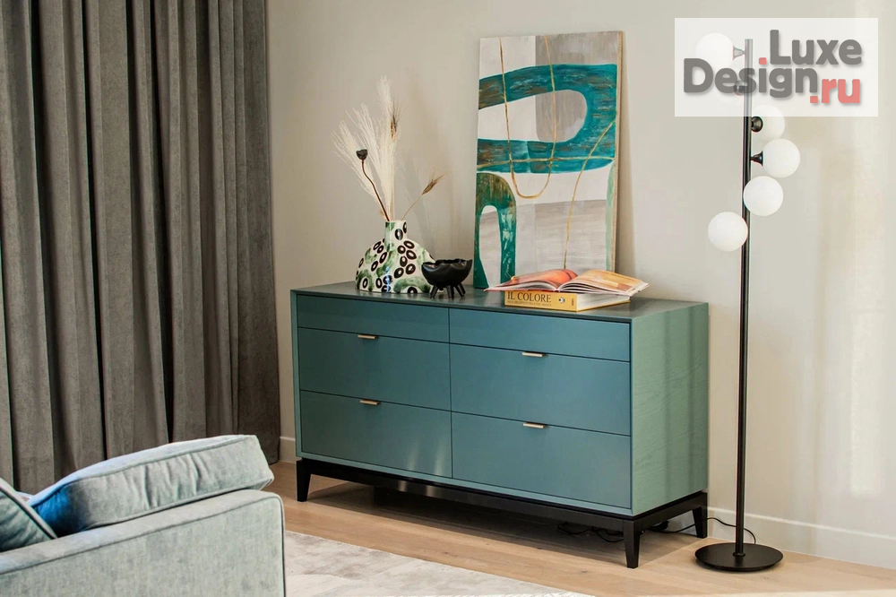 Дизайн интерьера апартаментов "Дизайн интерьера апартаментов в Neva Towers, Москва-Сити" (фото 5)