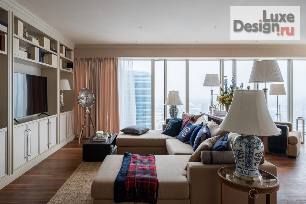 Дизайн интерьера квартиры "Дизайн интерьера квартиры в башне Око, Москва Сити" (фото 2)