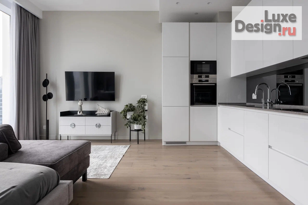 Дизайн интерьера квартиры студии "Дизайн интерьера квартиры-студии в Neva Towers, Москва-Сити" (фото 6)