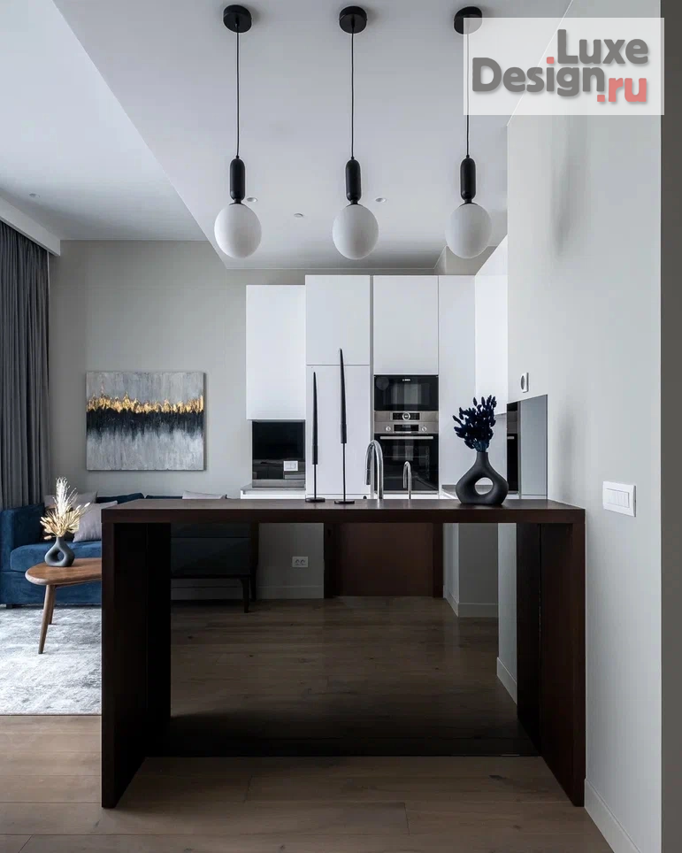 Дизайн интерьера апартаментов "Дизайн интерьера апартаментов в Neva Towers, Москва-Сити" (фото 2)