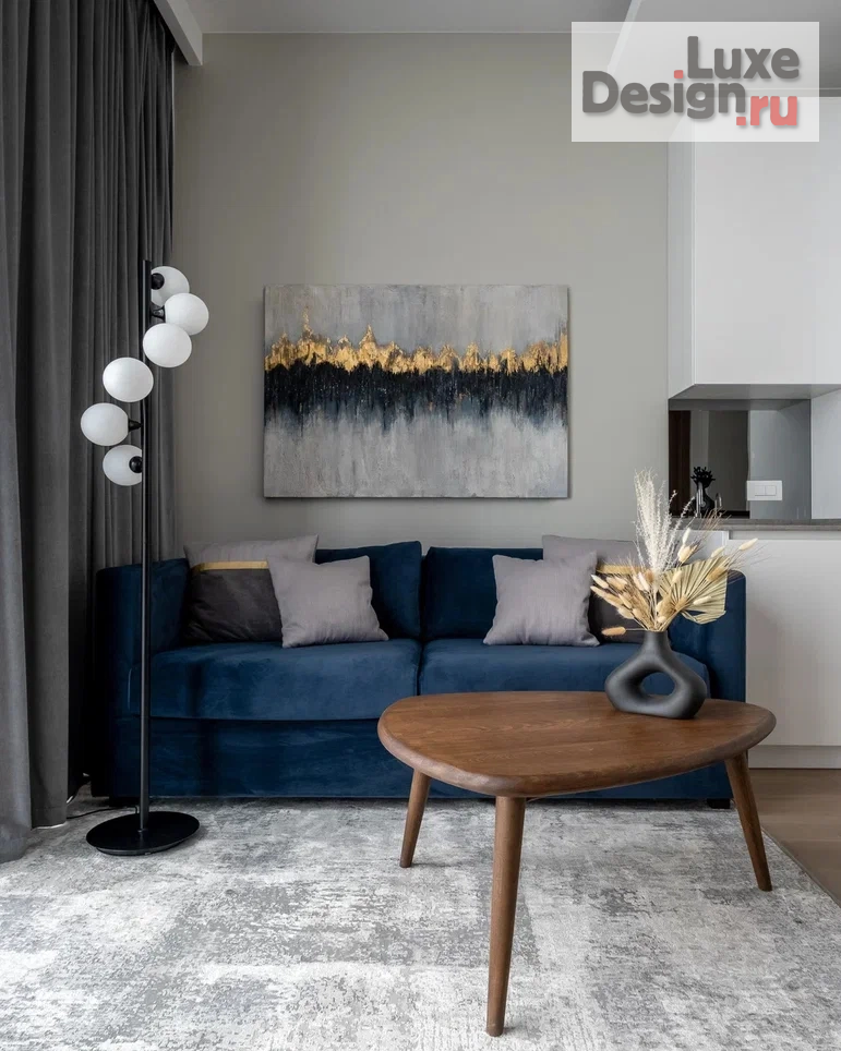 Дизайн интерьера апартаментов "Дизайн интерьера апартаментов в Neva Towers, Москва-Сити" (фото 3)