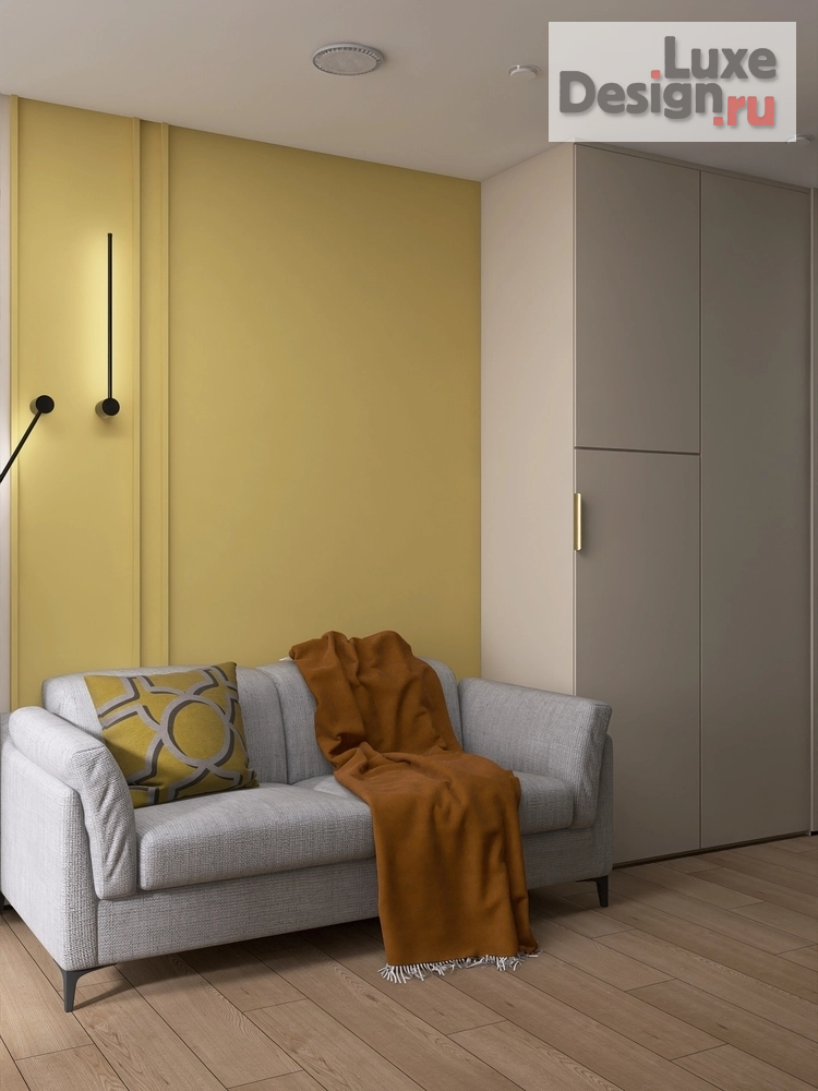 Дизайн интерьера квартиры студии "Сочная студия в природных оттенках в ЖК "Мята"." (фото 10) от дизайнера Ильницкая Наталья Дизайн интерьера квартиры студии "Сочная студия в природных оттенках в ЖК "Мята"." (фото 10)