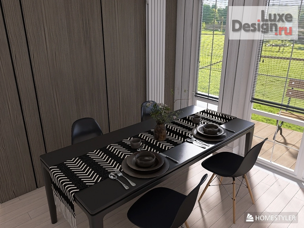 Дизайн интерьера гостиной "Гостиная в загородном доме" (фото 4)