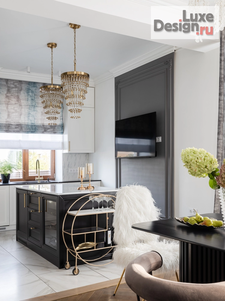 Дизайн интерьера коттеджа "Реализованный интерьер загородного дома" (фото 34)