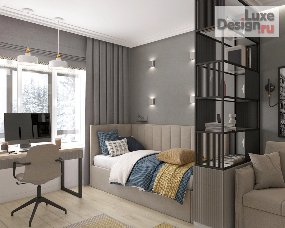 Дизайн интерьера двухкомнатной квартиры "ЖК Ожогино. " (фото 5)