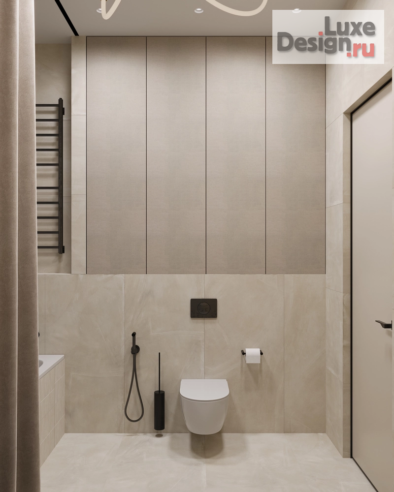 Дизайн интерьера трехкомнатной квартиры "Дизайн-проект интерьера квартиры в ЖК Символ" (фото 17)