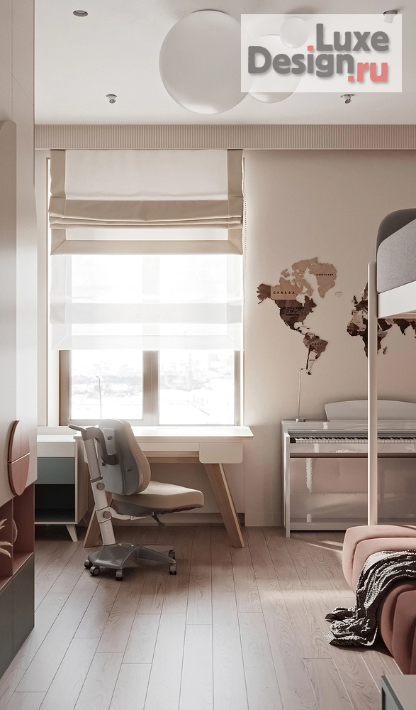 Дизайн интерьера трехкомнатной квартиры "Дизайн-проект интерьера квартиры в ЖК Символ" (фото 22)