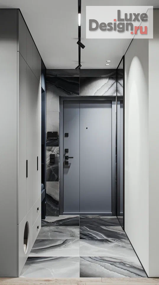 Дизайн интерьера трехкомнатной квартиры "Современный интерьер квартиры 83 м.кв с интересной перепланировкой." (фото 19)